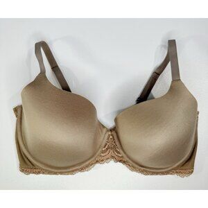 Spanx 249382 Undie-Tectable Lightly Lined Demi Bra Cafe Au Lait Bra 36DD Nude
